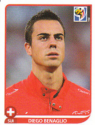 Diego Benaglio Switzerland samolepka Panini World Cup 2010 #583
